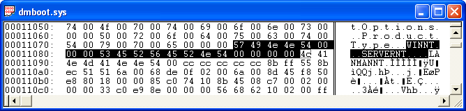 Use your HEX editor to search for the string indicated here