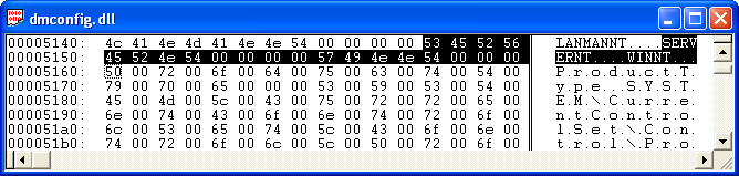 Use your HEX editor to search for the string indicated here